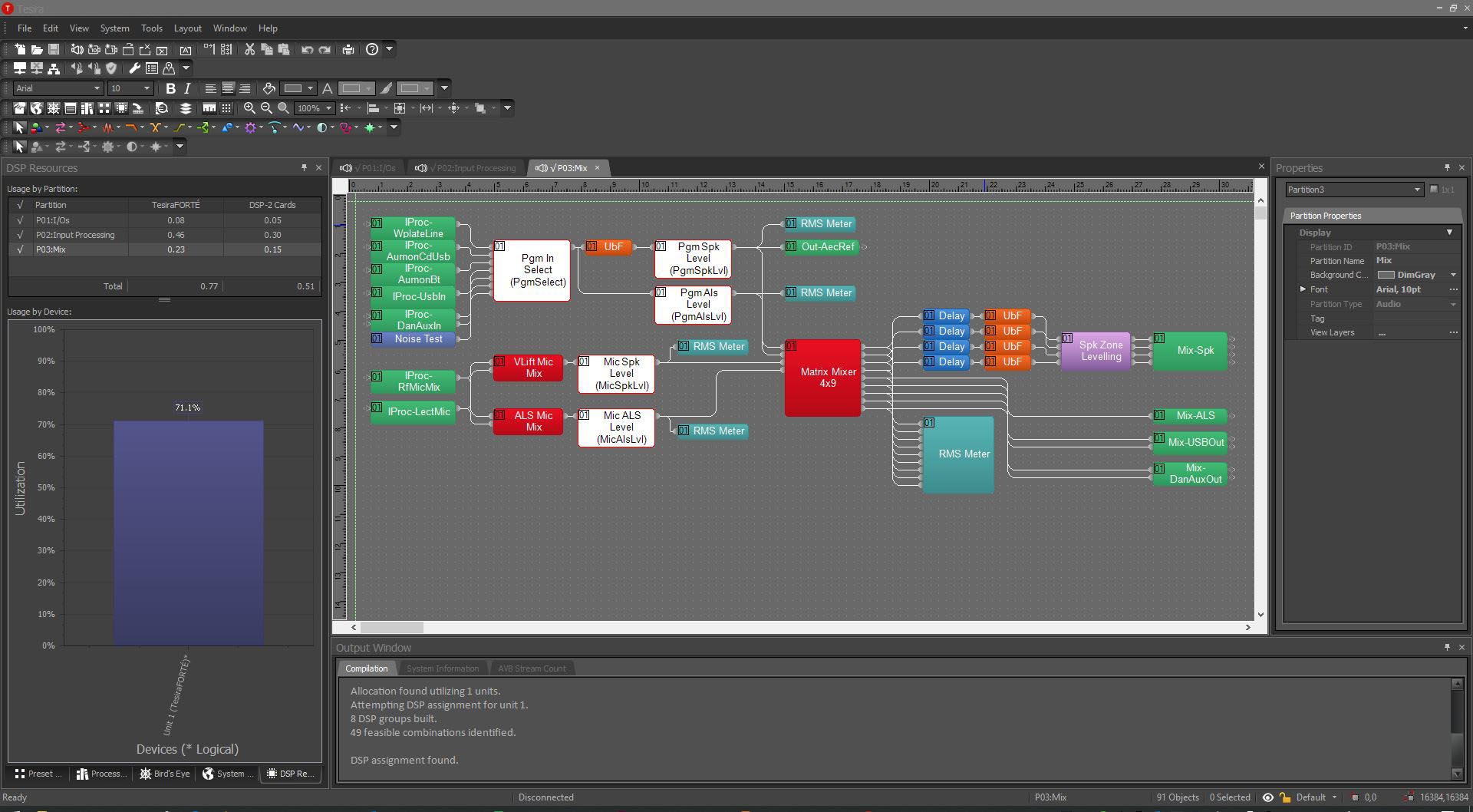 Example of an open architecture system