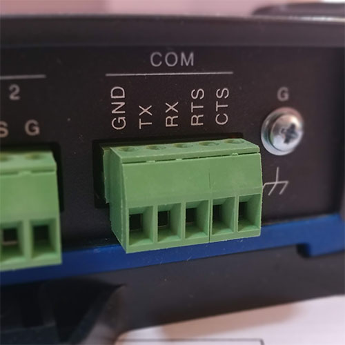 RS-232 Phoenix euroblock connector